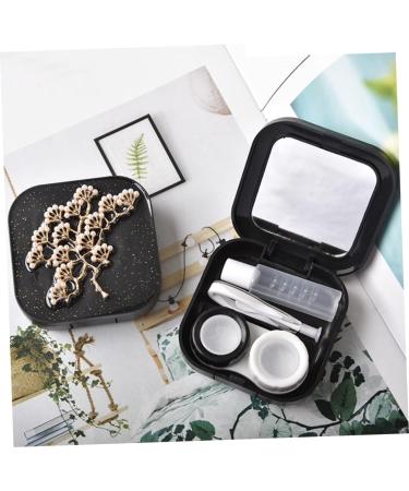 Solustre 2-in-1 Contact Lens Organizer & Travel Case - Mirror Lens Holder Bag for Accessories - International Shipping Available - Buy Online on GoSupps.com