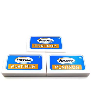 30 Personna Platinum Double Edge Razor Blades - Superior Shave for All Skin Types | Fast International Shipping - Buy Online on GoSupps.com
