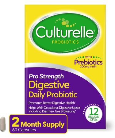 Culturelle Kids Purely Probiotics Packets Daily Supplement & Pro Strength Daily Probiotic Digestive Health Capsules Kids Packets - 50 Count Packets + Kids Chewables 50 Servings (Pack of 1) - Buy Online on GoSupps.com