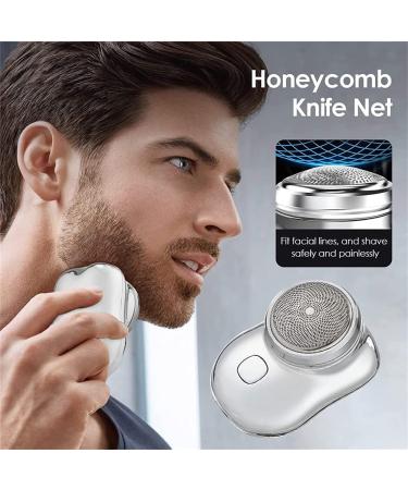 USB Mini Shaver Portable Electric Shaver Pocket Portable Electric Shave Mini Rechargeable Fabric Shaver Electric Shaver Pocket Size Waterproof Razor Wet and Dry (Silver) - Buy Online on GoSupps.com