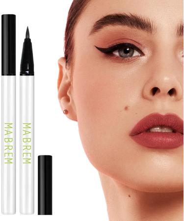 Black Liquid Eyeliner Waterproof Eye Liner Pencils Long-Lasting - Eye Makeup Smudgeproof Eye Care Quick Dry Eye Liner Liquid Liner for Girls and Ladies - Buy Online on GoSupps.com