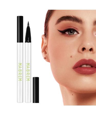 Black Liquid Eyeliner Waterproof Eye Liner Pencils Long-Lasting Quick Dry Eye Makeup Eye Care Smudgeproof Eye Liner Liquid Liner for Ladies Girls Women Hersil