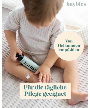 Baybies Baby Pfosgelotion 75ml | Certified Natural Mild Care Cream for Dry Skin | Vegan & Perfume-Free Baby Skincare - Buy Online on GoSupps.com