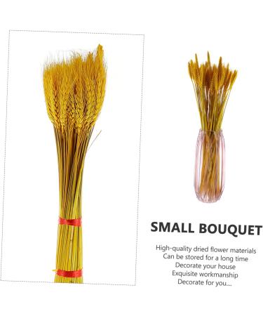 LIFKOME 100pcs Dried Wheat Ears Bouquet Dried Flowers Decor Desktop Wheat Ear Wedding Wheat Ear Dry Flowers Natural Wheat Ear Home Wheat Ear Wheat Stalk Straw Household Yellow 52X10CM - Buy Online on GoSupps.com