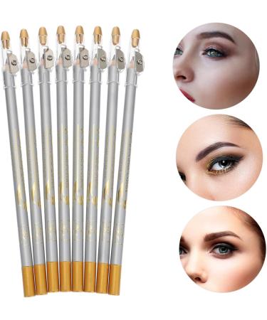 DOITOOL 8pcs Pencil Makeup Pencils Pen Tool Strokes Eyeliner Girls Eyebrow with -in- Sharpener Brighten 1 count (Pack of 1) As Shown - Buy Online on GoSupps.com