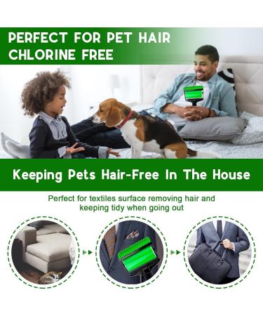 Reusable Lint Roller Sticky Lint Brush for Dog Cat Pet Cat Hair Remover Clothes Roller Sticky Reusable Lint Roller Washable Sticky Roller for Clothes Carpets - Buy Online on GoSupps.com