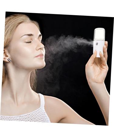 DRESSOOS 1pc Steamer Mist Sprayer Nano Humidifier Portable Mini Face Mister Handheld Sprayer White - Buy Online on GoSupps.com