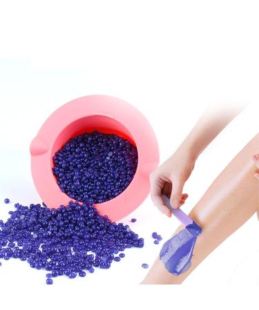 Replacement Wax Warmer Pot - 400ml Heat Resistant Silicone Insert for Home Hair Removal (Pink) - Buy Online on GoSupps.com