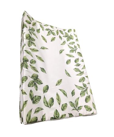 The Gilded Bird Wedge Baby Changing Mat w/Raised Sides Change Pad 69cm x 44cm Extra Thick Wipeable (Safari Leaves)