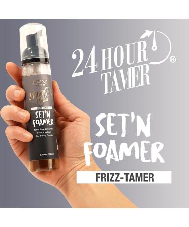 EBIN NEW YORK 24 Hour Tamer Set - Foamer Frizz-Tamer 3.38oz | Tame Frizz & Flyaways Moisturize with Non-Greasy Lightweight Formula | Enhance Shine & Soft Finish - Buy Online on GoSupps.com
