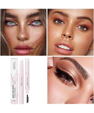  Liuxingyu Styling Wax Pencil for Eyebrows Transparent Gel Eyebrow Pencil with Comb for Eyebrows Double Ended Eyebrow Wax Pencil for Sour Laminating Effect - Buy Online on GoSupps.com