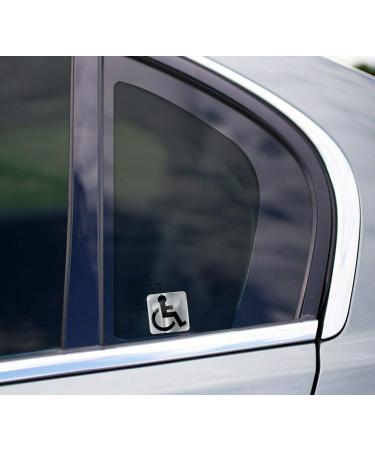 Biomar Labs 1 x 3D Waterproof 100% UV Protected Invalid Disabled Handicap Parking Permit Sign Wheelchair Car Automobile Motorcycle Windows Home Sticker KS 182 - Buy Online on GoSupps.com