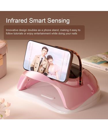 248W UV LED Nail Lamp - Fast Gel Nail Curing Automatic Sensor 4 Timers LCD Display - Perfect Gift for Women & Girls - Buy Online on GoSupps.com