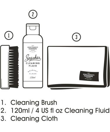 Gentlemen's Hardware Men's Sneaker Cleaning Kit Shoe Care Blue (Navy) One Size - Buy Online on GoSupps.com