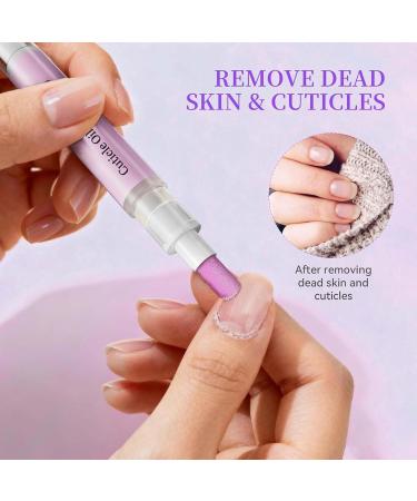 Huile Cuticules Ongles Stylo Huile A Cuticule Ongle Riche en vitamines 2 en 1 Nail Care Pen Limes a Ongles Extrait De Plantes Naturelles Pour Les Ongle Secs Fissur s Et Barbel s (2) - Buy Online on GoSupps.com