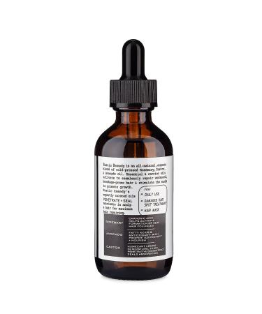 Rustic Remedy Organic Rosemary Castor & Avocado Oil | Growth & Frizz Repair Treatment (2 oz) | Natural Pure Oil for Dry Damaged Hair - Buy Online on GoSupps.com