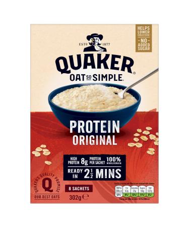Quaker Oats So Simple Protein Original Porridge 301.6 g - Buy Online on GoSupps.com