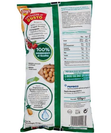  Italian Gourmet E.R. Pack of 12 potato chips 133g + Italian Gourmet Polpa 400g - Buy Online on GoSupps.com