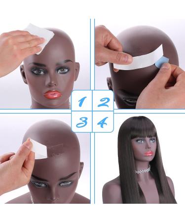 Kachanaa Wig Tape 48 Pieces - Water-Proof Double Sided Adhesive for Lace Front Wigs, Hair Pieces & Extensions - Strong Hold Waterproof Strips (White) - Buy Online on GoSupps.com