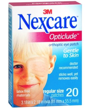 Nexcare Opticlude Orthoptic Eye Patches Regular 20 Each by Nexcare