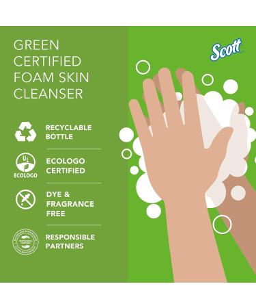 Scott Green Certified Foam Hand Soap (91591) 1.2 L Clear Unscented Hand Soap Refills for KC Professional ICON and Scott Pro Automatic Dispensers Ecologo NSF E-1 Rated (2 Bottles/Case) Automatic Cassette - Buy Online on GoSupps.com