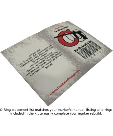 Invert Mini/Empire Axe 3x Oring Rebuild Kit - Essential Maintenance for Paintball Markers - Buy Online on GoSupps.com