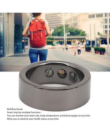 Smart Ring Fitness Monitor Body Temperature Lightweight Smart Ring Health IPX8 Waterproof for Daily Life for Men (22)(20) - Buy Online on GoSupps.com