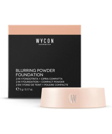WYCON Cosmetics BLURRING 2-in-1 Compact Foundation & Highlighter Matte Finish with Buildable Coverage - 12 MEDIUM ROSE - Buy Online on GoSupps.com