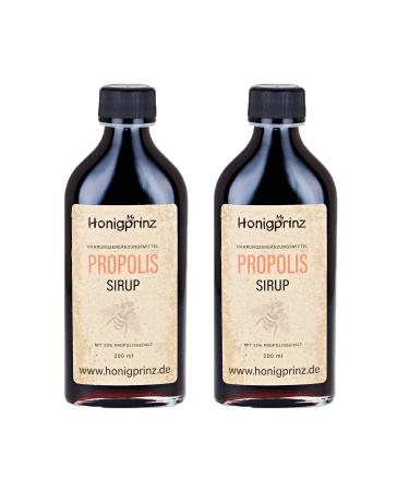 Propolis syrup with natural propolis honey sage and echinacea (2 x 200ml)
