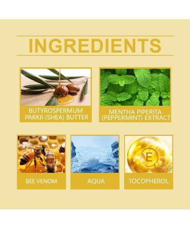 OSFRIAGE Bee Venom Joint Gel Bee Venom Cream Bee Venom Joint and Bone Cream for Back Knee Hands Neck Feet -30ML (2PCS) - Buy Online on GoSupps.com