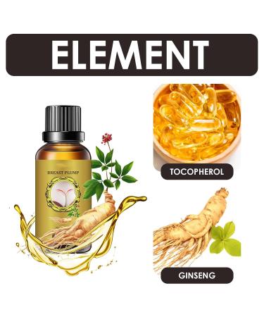 Buy Ginseng Herbal Bust Up Essential Oil - Natural Firming Massage Oil for Fast Breast Growth & Anti-Sagging (1PC) - Buy Online on GoSupps.com