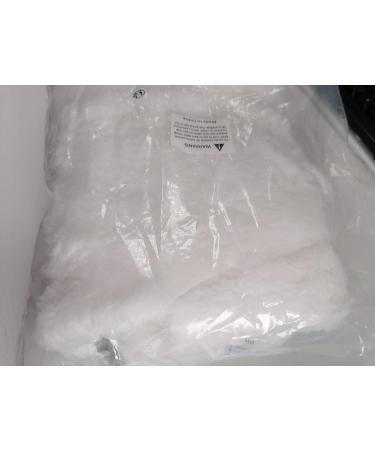 Newborn Baby Cartoon Bear Snowsuit | Winter Fleece Hooded Romper 9-12 Months | White - Buy Online on GoSupps.com