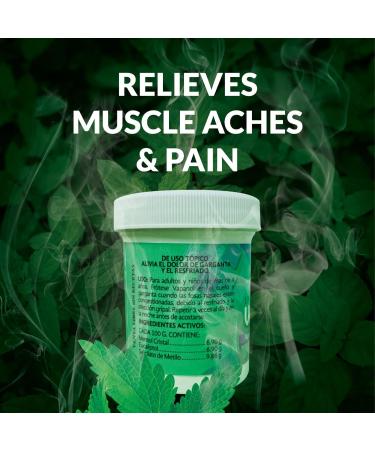 Vapanol Descongestionante Nasal Chest Rub Ointment - 2.5 oz - Relief for Cough, Muscle Pain - Buy Online on GoSupps.com
