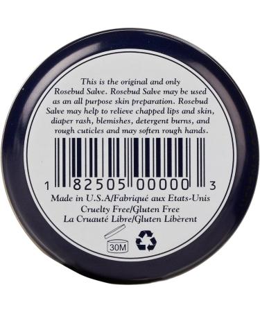 Rosebud Salve Tin 0.8 Oz - Multi-purpose Moisturizing Balm - Buy Online on GoSupps.com