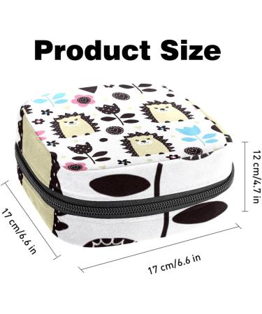 Storage Bags for Women's Essentials | Flower Patterns & Hedgehogs | Portable Menstrual Cup & Bandage Bags - Buy Online on GoSupps.com