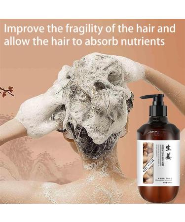 HADAVAKA Ginger Shampoo Moisturising And Nourishing Shampoo Deep Cleansing Hair Shampoo For Men And Women Ginger Strengthening Hairroots Fluffy Smooth Shampoo For All Hairtypes 500ML - Buy Online on GoSupps.com