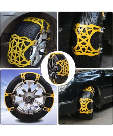 Swetup Universal Snow Chains - 6-Piece Tire Chains for Cars & Trucks (205/55 R16) | Anti-Slip Safety Aid for Tire Width 165-285 mm - Buy Online on GoSupps.com
