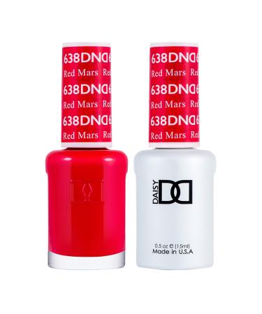 DND Duo Gel & Nail Polish Set - Red Mars 638-2x15ml
