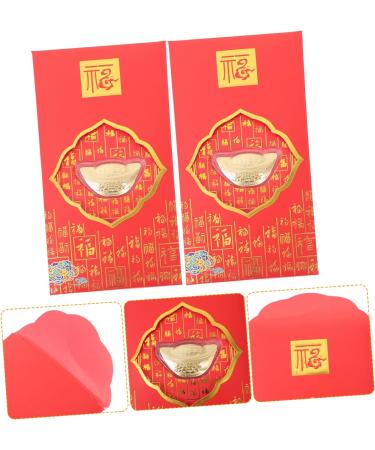 ABOOFAN 8 Pcs Red Envelope Giveaways for Business New Year Red Packet Spring Festival Money Envelopes Red Luck Money Envelope Lunar Year Envelopes Red Wallet Luck Money Bag Paper Mini Gift - Buy Online on GoSupps.com