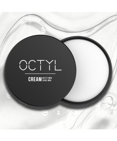 OCTYL Cream | Men's Hair Wax | Medium Hold and Shine Cream | All Hair Types | Professional Formula | 80 gr