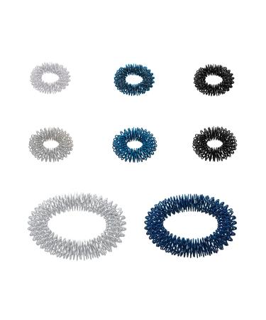 Massage rings Yin Yang - for finger massage or toe massage | ArthroRoller AFH Mix with 8 rings