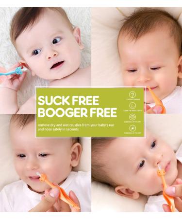 2 Pack Baby Nose & Ear Cleaning Set - Safe Booger Remover & Earwax Tweezers for Infants & Toddlers - Buy Online on GoSupps.com