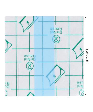 Garosa 100pcs Transparent Waterproof Makeup Hand Palette Stickers - Single Use Self-Adhesive for Home & Salon Use | Perfect for Professionals & Beginners - Buy Online on GoSupps.com