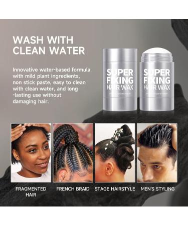 Hair Wax Stick Control Frizz and Edge Hair Stick | Finishing and Styling Hair Wax Fly Away Hair Tamer Stick and Wax Stick for Hair Wig Head Flyaways Control and Frizz - Buy Online on GoSupps.com