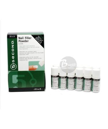 IBD 5 Second Nail Filler Powder - Clear 4 g 12pc Dsply