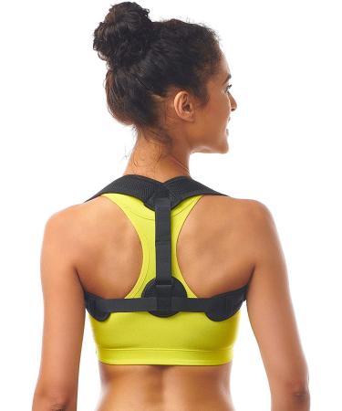 Posture Corrector for Women Men - Posture Brace - Adjustable Back Straightener - Discreet Back Brace for Upper Back - Comfortable Posture Trainer for Spinal Alignment (25" - 53")