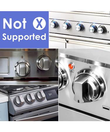 Child Safety Stove Knob Covers (5+1 Pack) - Large Universal Size, Double-Key Design - Gas Oven Knob Covers for Babies & Pets - Black - Buy Online on GoSupps.com