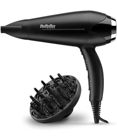 BaByliss Turbo Smooth 2200 Hairdryer - Black Silver D572DE | Fast International Shipping - Buy Online on GoSupps.com