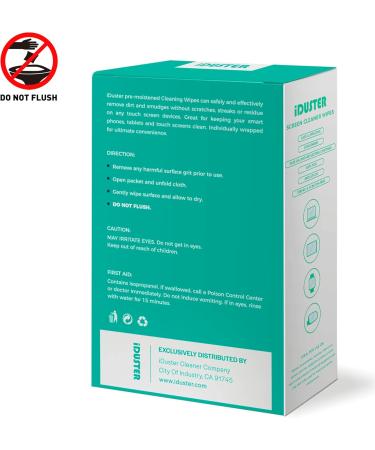 Screen Cleaner Wipes - 100 PCS for Electronics Glasses Cameras Tablets & Smartphones | Best Lens Cleaning Solution - Buy Online on GoSupps.com