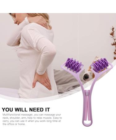 Buy Inoomp 1PC Leg Handle Elbow Muscle Massage Tool - Myofascial Relief for Arm Neck and Shoulders - Purple Self-Massage Stick (20x15x6cm) - International Shipping Available - Buy Online on GoSupps.com